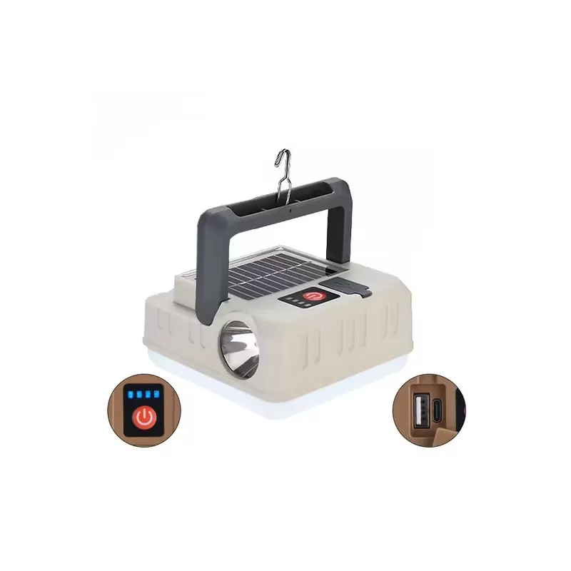خرید و قیمت چراغ چادر خورشیدی LED LIGHT ZJ-1558-B در سایت شکارابزار