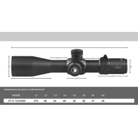 خرید و قیمت دوربین دیسکاوری HT 3-12×40 SF FFP در سایت شکار ابزار خرید و قیمت دوربین دیسکاوری HT 3-12×40 SF FFP در سایت شکار ابزار