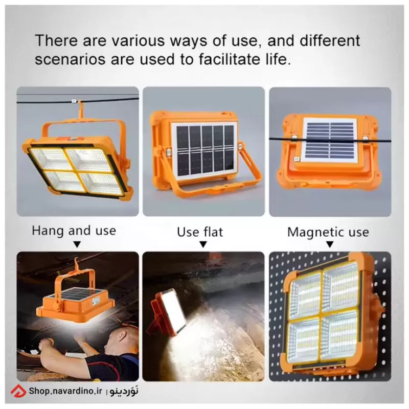 خرید و قیمت پروژکور خورشیدی و شارژی مدل  SL-D8 در سایت شکار ابزار