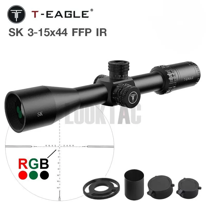 خرید و قیمت دوربین روی سلاح T-EAGLE 3-15×44 FFP در سایت شکار ابزار