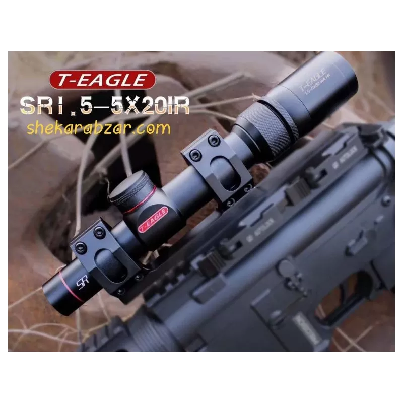 دوربین تفنگ تی-ایگل SR 1.5-5*20 WA