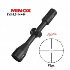دوربین روی سلاح مینوکس مدل MINOX ZV3 4.5_14*44 SF PLEX